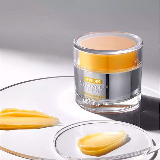 Medi Peel Peptide 9 Vitanol Pro Cremă Antirid de Față Contra Petelor Pigmentare cu Niacinamidă și Peptide 50gr