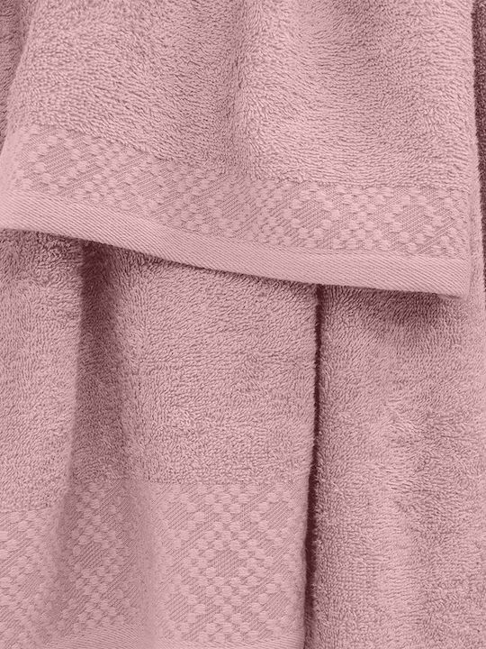Lino Home Bath Towel Set 3pcs Serapha Coral Weight 450gr/m²