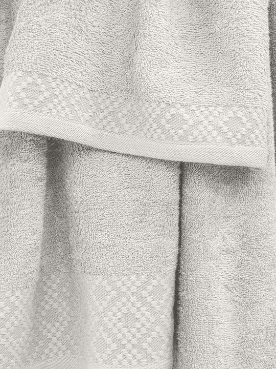 Lino Home Bath Towel Set 3pcs Serapha Ecru Weight 450gr/m²