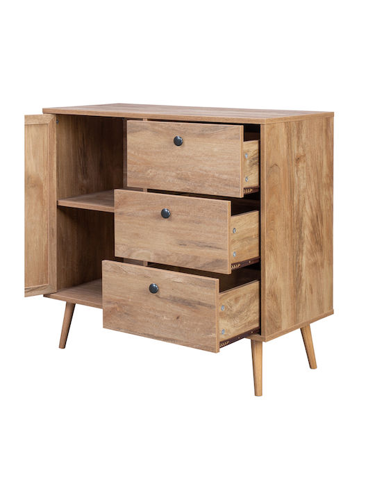 Sideboard Oslo made of Wood with Drawers Sonoma Shade 85x39x79cm