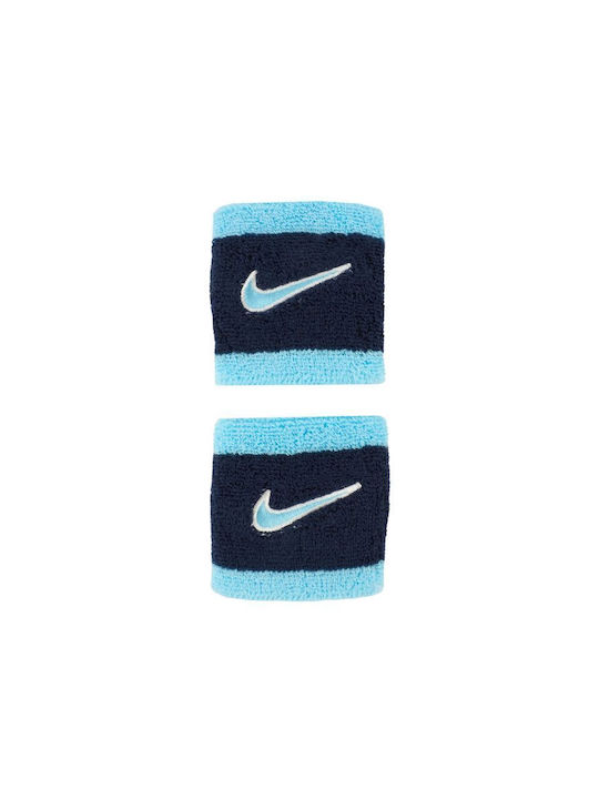 Nike Swoosh Sportarmbänder Blau
