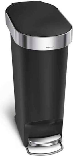 Simplehuman Inox Μαύρος 40lt Simplehuman Inox Μαύρος 40lt