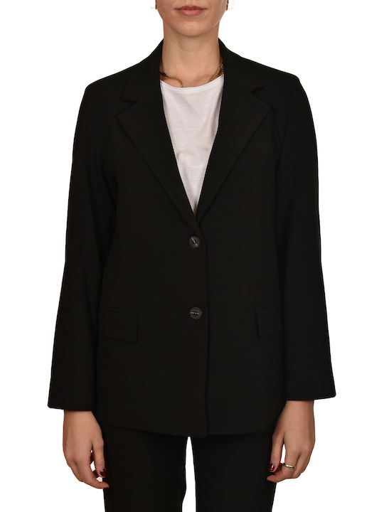 Philosophy Wear Long Women's Blazer Black