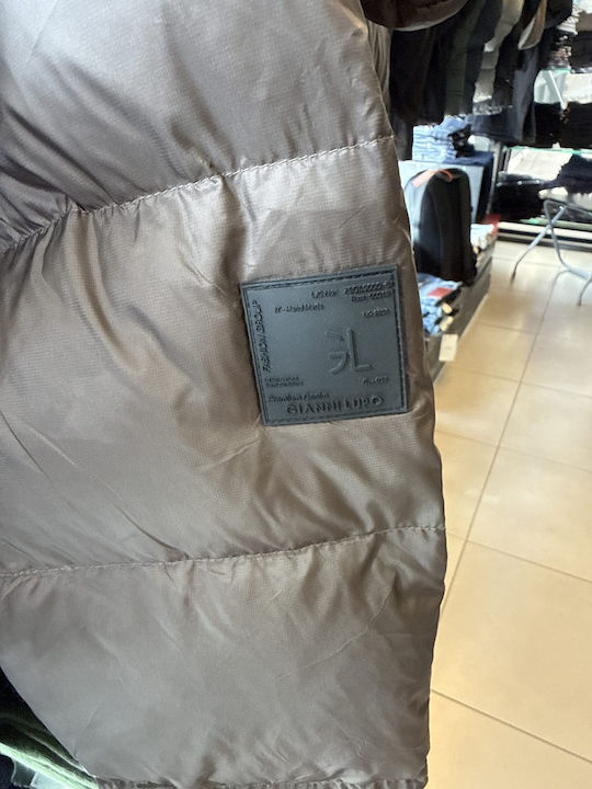 Jacket Puffer Brown