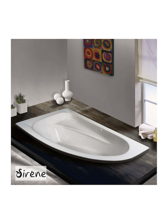 Sirene Marina 402-MAR16090-1 Eckbadewanne Linke Seite Acryl mit Hydromassage 160x90cm Sirene Marina 402-MAR16090-1 Eckbadewanne Linke Seite Acryl mit Hydromassage 160x90cm