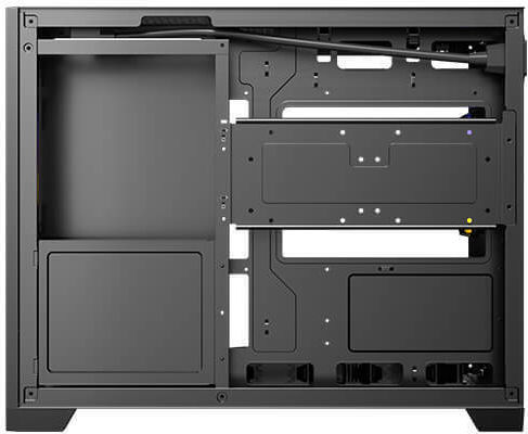 Antec FLUX M Gaming Micro Tower Computer Case with Side Window Black