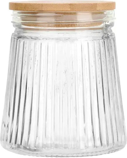 Vilde Vilde Allgemeine Verwendung Glas Vasen mit Deckel Transparent 700ml