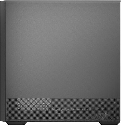 Antec FLUX REAR Gaming Midi-Turm Computergehäuse mit Seitenfenster Schwarz