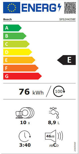 Bosch Ελεύθερο Πλυντήριο Πιάτων με Wi-Fi για 10 Σερβίτσια ExtraDry Π45xY84.5εκ. Inox