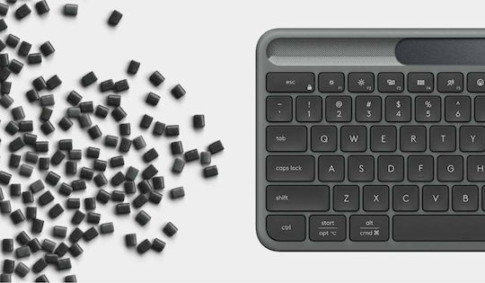 Logitech Signature Slim Solar+ K980 Безжично Само клавиатура Английски US Черен