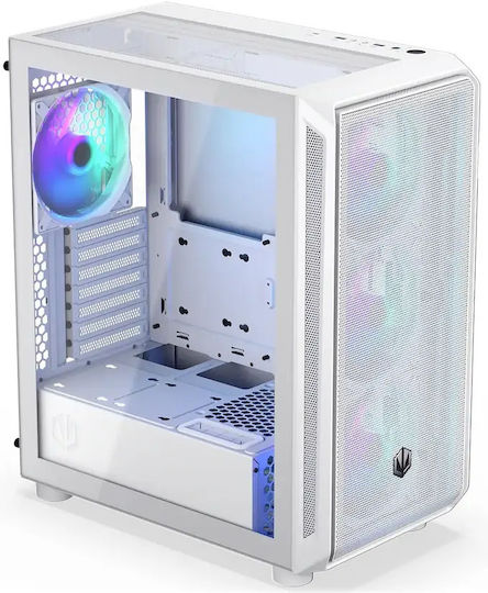 Endorfy Arx 500 ARGB Gaming Midi Tower Computer Case White