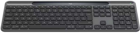 Logitech Signature Slim Solar+ K980 Безжично Само клавиатура Английски US Черен
