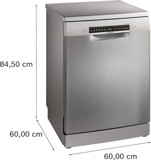 Bosch Freestanding Dishwasher with Wi-Fi for 14 Place Settings W60xH84.5cm Inox
