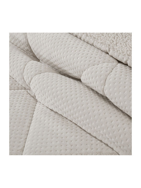 Saint Clair Duvet Cover Queen 220x240cm Ivory 660 GSMGsm