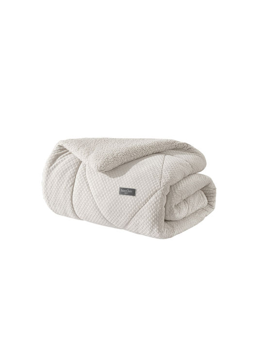 Saint Clair Duvet Cover Queen 220x240cm Ivory 660 GSMGsm