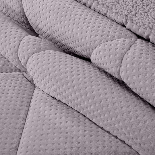 Saint Clair Bettbezug Großes Doppelbett 220x240cm Melanze 660 GSMGsm