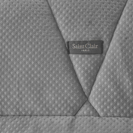 Saint Clair Комбинирано одеяло Куинсайз 220x240бр Silver 660 г/м²Gsm
