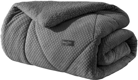Saint Clair Duvet Cover Queen 220x240cm Carbon 660 GSMGsm