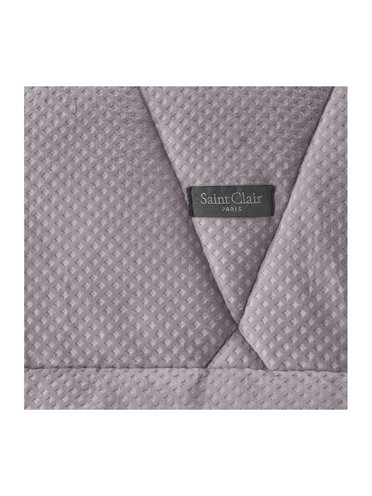 Saint Clair Κουβερτοπάπλωμα Υπέρδιπλο 220x240εκ. Melanze 660 GSM
