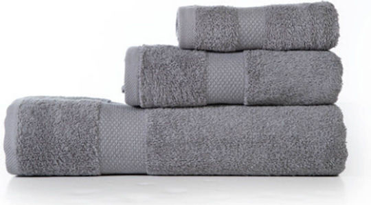 Nef-Nef Homeware Handtuch Delight 30x50εκ. Grey Gewicht 500gr/m²