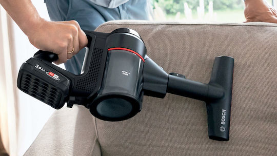 Bosch Unlimited 7 Επαναφορτιζόμενη Σκούπα 2 σε 1 Stick & Χειρός 18V Μαύρη