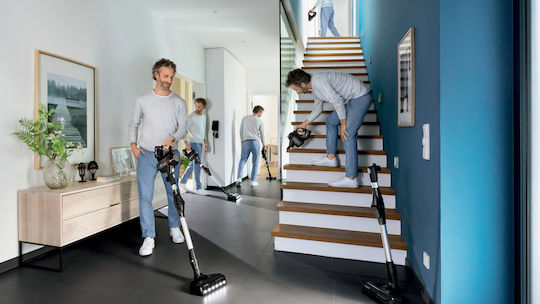 Bosch Unlimited 7 Επαναφορτιζόμενη Σκούπα 2 σε 1 Stick & Χειρός 18V Μαύρη