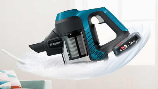 Bosch Wiederaufladbar Stielstaubsauger 18V Blau BBS611LAG
