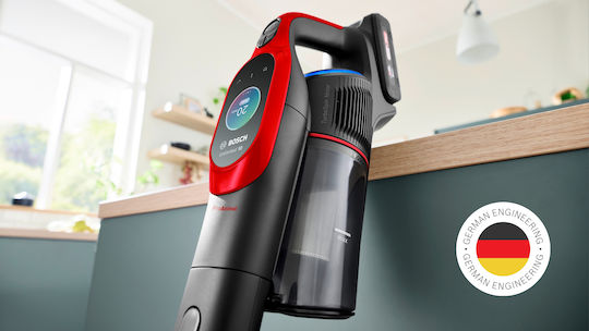 Bosch Unlimited 10 ProAnimal Прахосмукачка 2 в 1 Stick & Ръчна Червена