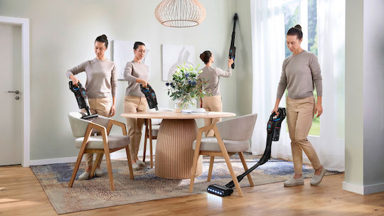 Bosch Unlimited 10 ProPower Επαναφορτιζόμενη Σκούπα 2 σε 1 Stick & Χειρός 18V Μαύρη