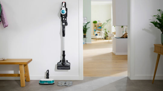 Bosch Unlimited 7 Прахосмукачка 2 в 1 Stick & Ръчна Тюркоазена