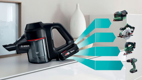 Bosch Unlimited 7 Wiederaufladbar Stielstaubsauger 18V Weiß
