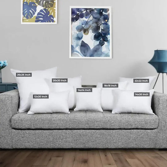 Utopia Γέμισμα White 2τμχ 60x60εκ.