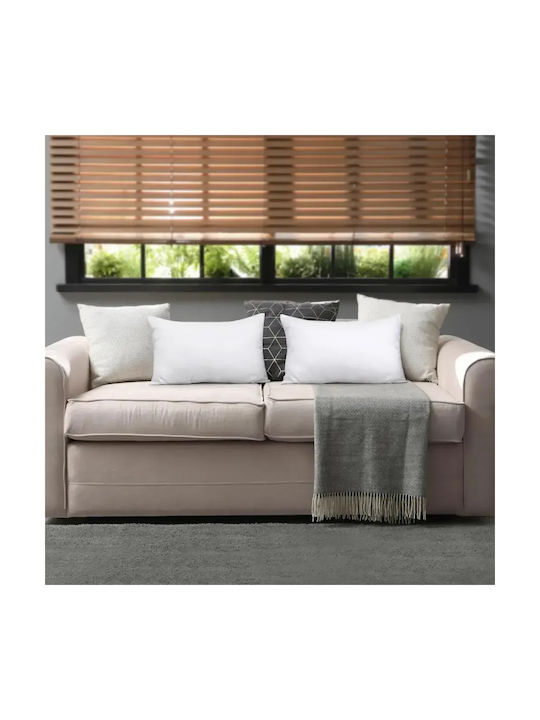 Utopia Pillow Filling 100% Cotton White 45x45cm