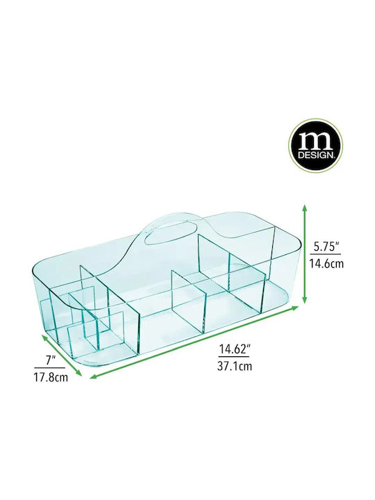Mdesign Θήκη Οργάνωσης Πλαστική Μπλε 6957326833284