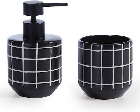 Nef-Nef Homeware Cup Holder Ceramic Black