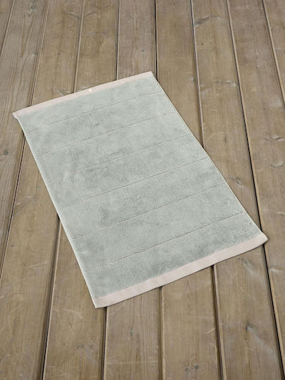 Silk Fashion Geometrical Αντιολισθητικό 70x160cm Μπεζ
