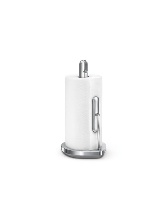 Simplehuman Metallic Silver Paper Towel Holder 20.3x17.8x38.1cm
