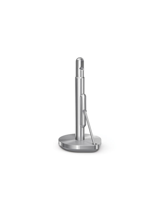 Simplehuman Metallic Silver Paper Towel Holder 20.3x17.8x38.1cm