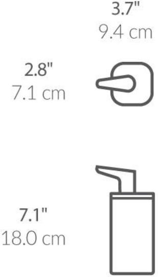 Simplehuman Dispenser από Ανοξείδωτο Ατσάλι Simplehuman Dispenser από Ανοξείδωτο Ατσάλι