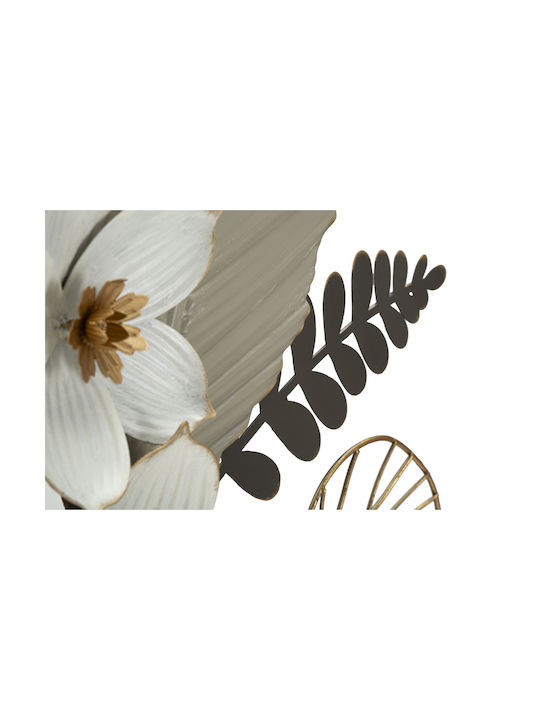 Mauro F Wall Decor Black Made of Metal 96.5x4x71cm