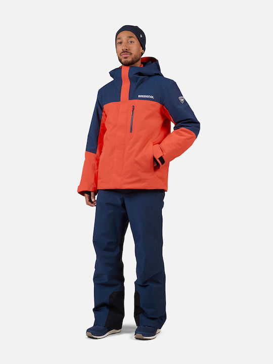 Rossignol I-008617-1934 Ανδρικό Μπουφάν για Σκι & Snowboard Πορτοκαλί