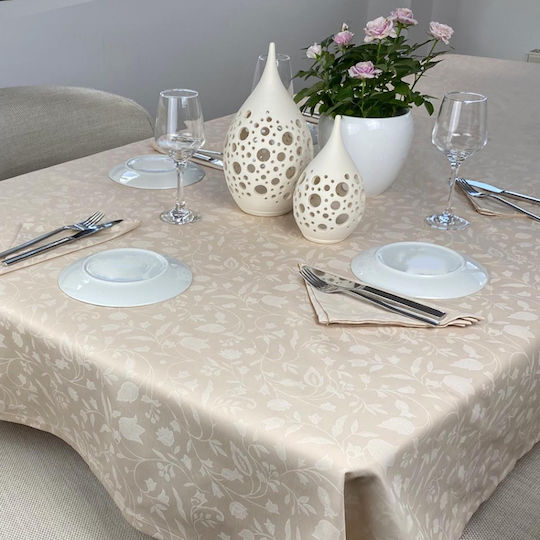 Astron Italy Tischtuch Imperial Beige 140x250cm