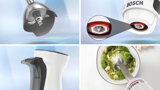 Bosch Serie 4 Ραβδομπλέντερ με Ανοξείδωτη Ράβδο 600W Μαύρο