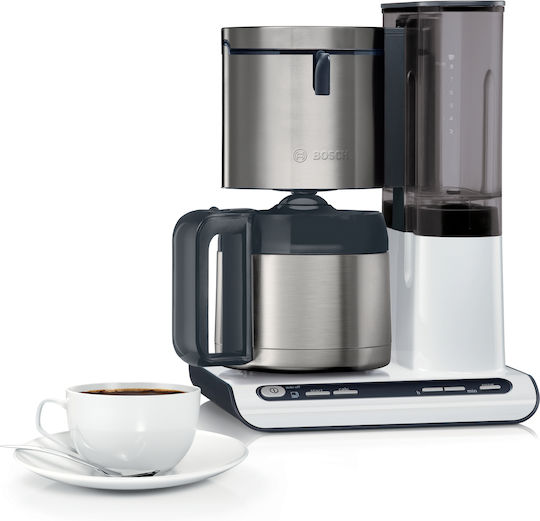 Bosch Programmable Filter Coffee Machine 1100W Inox/White