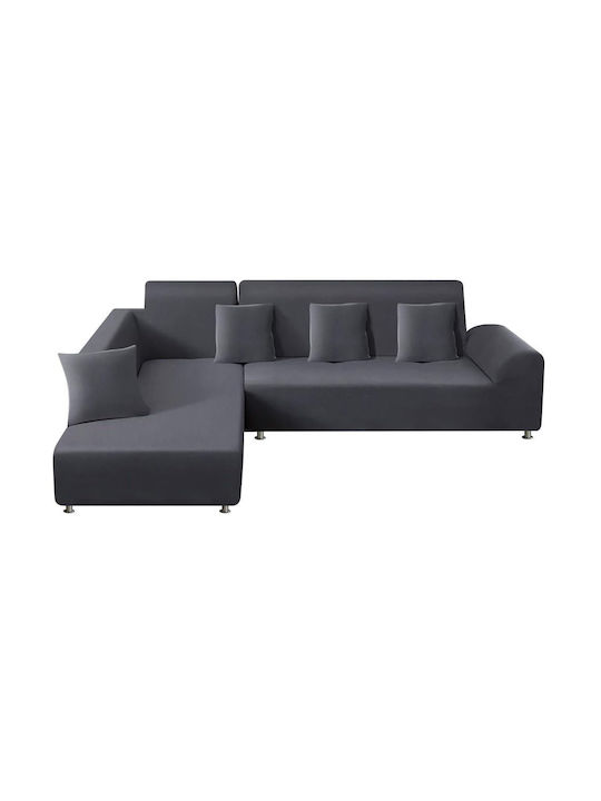 Taococo Sofa Cover Set *1889184 Еластичен Калъф За ъглов диван Dark Gray 35x230см 1бр