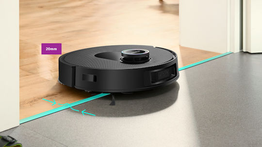 Bosch Spotless Max Cam Roboter-Staubsauger mit Kartierung Laser & Saugkraft 11000Pa Schwarze