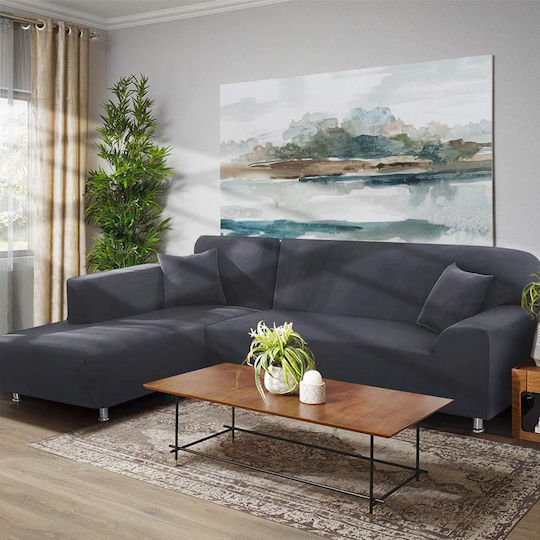 Taococo Sofa Cover Set *1889184 Еластичен Калъф За ъглов диван Dark Gray 35x230см 1бр
