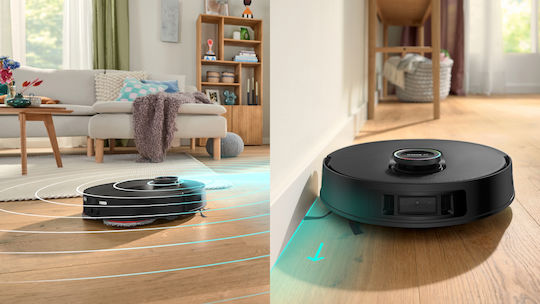 Bosch Spotless Max Cam Roboter-Staubsauger mit Kartierung Laser & Saugkraft 11000Pa Schwarze