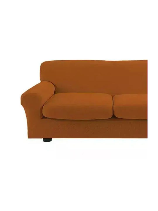 Еластичен Калъф За 2-местен диван Dark Orange 140εκ. 1бр 2141163