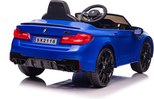 Kinder Auto Doppelsitzer mit Fernbedienung Lizensiert BMW M5 24 Volt Blau